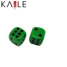 16mm Design Único Verde com Black Dots Dice Atacado